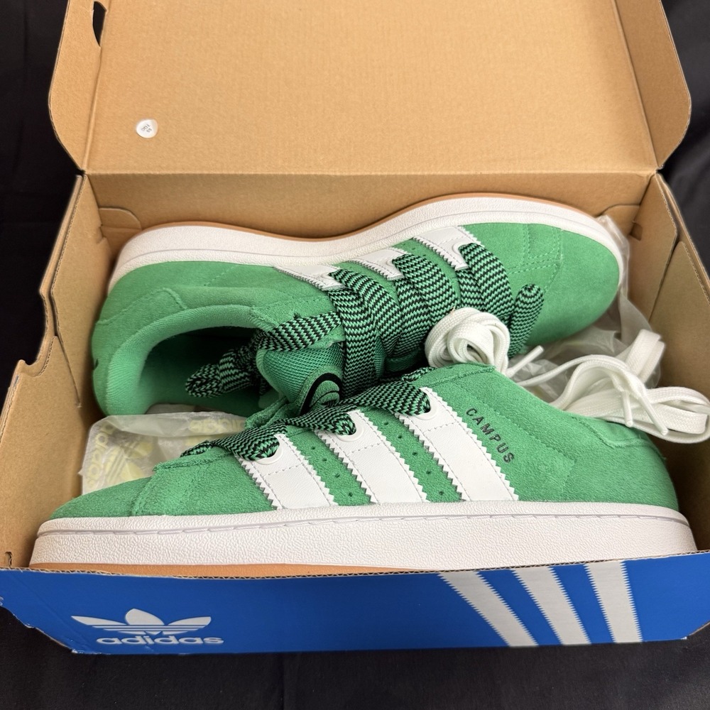 ADIDAS Women's Size 9.5 Campus 00s 'Surf Green' ID0279 Lifestyle Sneakers - Picture 10 of 11